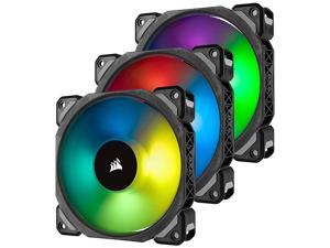 CORSAIR ML120 PRO RGB, 120mm Premium Magnetic Levitation RGB LED PWM Fan, CO-9050076-WW. 3-Pack with Lighting Node PRO. CORSAIR ML120 PRO RGB, 120mm Premium Magnetic Levitation RGB LED PWM Fan, CO-9050076-WW. 3-Pack with Lighting Node PRO.