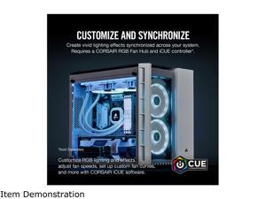 Corsair LL Series CO-9050091-WW LL120 RGB, 120mm Dual Light Loop RGB LED PWM Fan, Single Pack, White. Corsair LL Series CO-9050091-WW LL120 RGB, 120mm Dual Light Loop RGB LED PWM Fan, Single Pack, White.