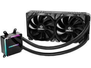 Enermax Liqtech TR4 II 240 Addressable RGB AIO Liquid CPU Coole, Support 500W+TDP, Overclocking, AMD Socket TR4 Ready, ELC-LTTR240-TBP Enermax Liqtech TR4 II 240 Addressable RGB AIO Liquid CPU Coole, Support 500W+TDP, Overclocking, AMD Socket TR4 Ready, ELC-LTTR240-TBP
