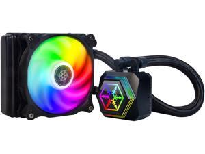 SilverStone PF120-ARGB AIO CPU Liquid Cooling/ARGB/Single 120mm PWM Fan/MCT Pump/Universal Intel & AMD Socket Solution SilverStone PF120-ARGB AIO CPU Liquid Cooling/ARGB/Single 120mm PWM Fan/MCT Pump/Universal Intel & AMD Socket Solution