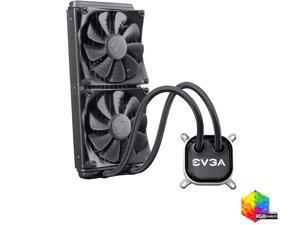 EVGA CLC 280mm All-In-One RGB LED CPU Liquid Cooler, 2x FX13 140mm PWM Fans, Intel, AMD, 400-HY-CL28-V1 EVGA CLC 280mm All-In-One RGB LED CPU Liquid Cooler, 2x FX13 140mm PWM Fans, Intel, AMD, 400-HY-CL28-V1