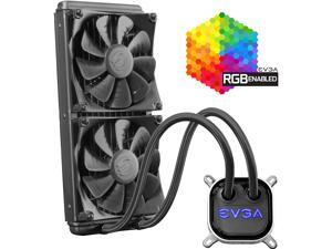 EVGA CLC 280mm All-In-One RGB LED CPU Liquid Cooler, 2x FX13 140mm PWM Fans, Intel, AMD, 400-HY-CL28-V1 EVGA CLC 280mm All-In-One RGB LED CPU Liquid Cooler, 2x FX13 140mm PWM Fans, Intel, AMD, 400-HY-CL28-V1