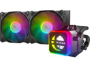 COUGAR Helor 240, RL-HLR240-V1, Liquid CPU Cooler, 240 mm, with 2 Vortex Omega 120 mm Fans, Addressable RGB, Core Box v2 and a Remote Controller. COUGAR Helor 240, RL-HLR240-V1, Liquid CPU Cooler, 240 mm, with 2 Vortex Omega 120 mm Fans, Addressable RGB, Core Box v2 and a Remote Controller.