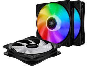 DEEPCOOL CF 120 (3 in 1) Super Silent PWM Intelligent Control Addressable RGB Fan Motherboard Sync A-RGB Controller High Performance DEEPCOOL CF 120 (3 in 1) Super Silent PWM Intelligent Control Addressable RGB Fan Motherboard Sync A-RGB Controller High Performance
