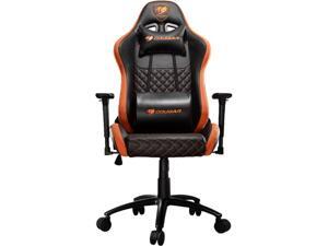 Cougar Armor Pro Gaming Chair with a Steel Frame, Breathable Premium PVC Leather and Micro Suede-Like Texture (Orange/Black) Cougar Armor Pro Gaming Chair with a Steel Frame, Breathable Premium PVC Leather and Micro Suede-Like Texture (Orange/Black)