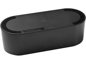 D-Line Cable Box | US/CTULGEB/SW | Made from Robust ABS Material | Cord Management | Hide/Protect Power Strips & Cords in the Home or Workplace | Large, Black D-Line Cable Box | US/CTULGEB/SW | Made from Robust ABS Material | Cord Management | Hide/Protect Power Strips & Cords in the Home or Workplace | Large, Black