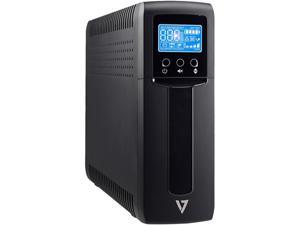 V7 UPS1TW1500-1N UPS 1500VA Tower (900W, 10 Outlets NEMA 5-15 (B) (5 Battery Backup+5 Surge only), Boost, AVR, LCD-Display, USB, Simulated Sine Wave, Line Interactive, 6ms Transfer time) Black V7 UPS1TW1500-1N UPS 1500VA Tower (900W, 10 Outlets NEMA 5-15 (B) (5 Battery Backup+5 Surge only), Boost, AVR, LCD-Display, USB, Simulated Sine Wave, Line Interactive, 6ms Transfer time) Black