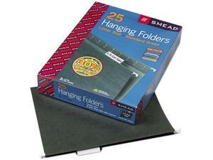 Smead 64055 Hanging Folders, 1/5 Tab, 11 Point Stock, Letter, Green, 25/Box Smead 64055 Hanging Folders, 1/5 Tab, 11 Point Stock, Letter, Green, 25/Box