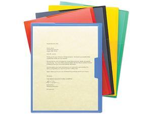 Smead 85740 Clear-Front Project Jackets, Letter, Poly, Black/Blue/Green/Red/Yellow, 5/Pack Smead 85740 Clear-Front Project Jackets, Letter, Poly, Black/Blue/Green/Red/Yellow, 5/Pack