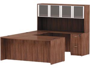 Alera VA354824WA Valencia Series Reversible Return / Bridge Shell, 47.25" x 23.63", Modern Walnut Alera VA354824WA Valencia Series Reversible Return / Bridge Shell, 47.25" x 23.63", Modern Walnut