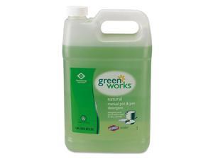 Clorox 30388 Green Works Pot & Pan Detergent, Natural Scent, 1 gal Bottle Clorox 30388 Green Works Pot & Pan Detergent, Natural Scent, 1 gal Bottle