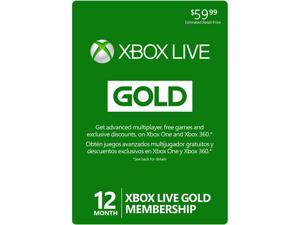 Xbox LIVE 12 Month Gold Membership Card Xbox LIVE 12 Month Gold Membership Card