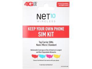 Net10 Activation Kit, Compatible with All Phones with a Micro, Nano or Standard SIM Card Net10 Activation Kit, Compatible with All Phones with a Micro, Nano or Standard SIM Card