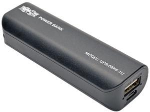 Tripp Lite Black 2600 mAh Portable Mobile Power Bank USB Battery Charger UPB-02K6-1U Tripp Lite Black 2600 mAh Portable Mobile Power Bank USB Battery Charger UPB-02K6-1U