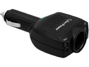 CyberPower CPTDC2U1DCRC1 Black USB Mobile Power 2.1A CyberPower CPTDC2U1DCRC1 Black USB Mobile Power 2.1A
