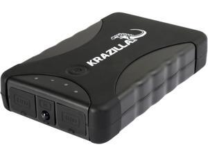 Krazilla Black 7800 mAh R800 Mobile Power Bank, LED Flash Light Kzp1004 Black Krazilla Black 7800 mAh R800 Mobile Power Bank, LED Flash Light Kzp1004 Black