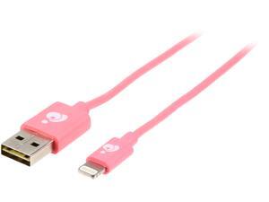 IOGEAR GRUL01-PK 3.3ft Charge & Sync Lightning Cable, Apple MFi Certified for iPhone Chargers, iPhone Xs/XS Max/XR/X / 8/8 Plus / 7/7 Plus / 6/6 Plus / 5s, iPad Pro Air 2, and More Pink - Reversible IOGEAR GRUL01-PK 3.3ft Charge & Sync Lightning Cable, Apple MFi Certified for iPhone Chargers, iPhone Xs/XS Max/XR/X / 8/8 Plus / 7/7 Plus / 6/6 Plus / 5s, iPad Pro Air 2, and More Pink - Reversible