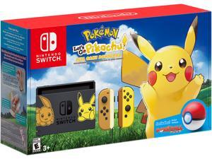 Nintendo Switch Pikachu & Eevee Edition with Pokemon Let's Go, Pikachu! + Poke Ball Plus Nintendo Switch Pikachu & Eevee Edition with Pokemon Let's Go, Pikachu! + Poke Ball Plus