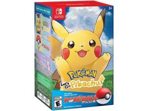 Pokemon: Lets Go, Pikachu! + Poke Ball Plus Pack - Nintendo Switch Pokemon: Lets Go, Pikachu! + Poke Ball Plus Pack - Nintendo Switch