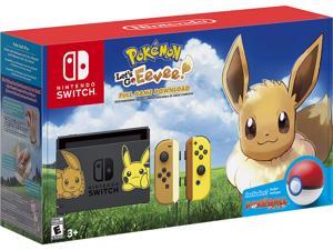 Nintendo Switch Pikachu & Eevee Edition with Pokemon Let's Go, Eevee! + Poke Ball Plus Nintendo Switch Pikachu & Eevee Edition with Pokemon Let's Go, Eevee! + Poke Ball Plus