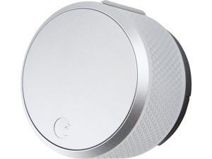 August Smart Lock Pro + Connect, 3rd gen technology - Silver, works with Alexa and Google Assistant August Smart Lock Pro + Connect, 3rd gen technology - Silver, works with Alexa and Google Assistant
