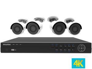 LaView 4K UltraHD (3840 x 2160P) Full PoE IP Camera Security System, 8-channel H.265 NVR w/ UHD 4K Output, 4 x 4K UltraHD Bullet Full HD In / Outdoor IP Cameras (No HDD Included, Sold Separately) LaView 4K UltraHD (3840 x 2160P) Full PoE IP Camera Security System, 8-channel H.265 NVR w/ UHD 4K Output, 4 x 4K UltraHD Bullet Full HD In / Outdoor IP Cameras (No HDD Included, Sold Separately)