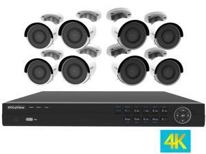 LaView 4K UltraHD (3840 x 2160P) Full PoE IP Camera Security System, 16-channel H.265 NVR w/ UHD 4K Output, 8 x 4K UltraHD Bullet Full HD In / Outdoor IP Cameras (No HDD Included, Sold Separately) LaView 4K UltraHD (3840 x 2160P) Full PoE IP Camera Security System, 16-channel H.265 NVR w/ UHD 4K Output, 8 x 4K UltraHD Bullet Full HD In / Outdoor IP Cameras (No HDD Included, Sold Separately)