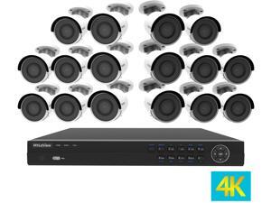 LaView 4K UltraHD (3840 x 2160P) Full PoE IP Camera Security System, 16-channel H.265 NVR w/ UHD 4K Output, 16 x 4K UltraHD Bullet Full HD In / Outdoor IP Cameras (No HDD Included, Sold Separately) LaView 4K UltraHD (3840 x 2160P) Full PoE IP Camera Security System, 16-channel H.265 NVR w/ UHD 4K Output, 16 x 4K UltraHD Bullet Full HD In / Outdoor IP Cameras (No HDD Included, Sold Separately)
