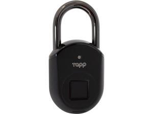 Tapplock Lite Smart Fingerprint Scanning Bluetooth Rechargeable Padlock - Ash Black, TLL05AB Tapplock Lite Smart Fingerprint Scanning Bluetooth Rechargeable Padlock - Ash Black, TLL05AB