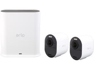 Arlo Ultra 4K UHD Wire-Free 2 Camera System, Indoor/Outdoor Security Cameras with Color Night Vision, 180° View, 2-Way Audio, Spotlight & Siren, Works with Google Home & Alexa, (VMS5240) Arlo Ultra 4K UHD Wire-Free 2 Camera System, Indoor/Outdoor Security Cameras with Color Night Vision, 180° View, 2-Way Audio, Spotlight & Siren, Works with Google Home & Alexa, (VMS5240)