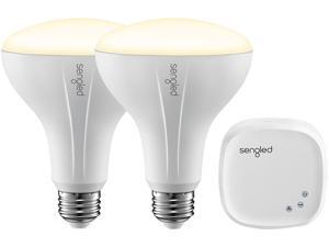 Sengled E2D-N13W27-90 Element Classic By Sengled - Starter Kit (2 BR30 Bulbs + Hub) - Soft White 2700K Smart LED, Works with Alexa & Google Assistant Sengled E2D-N13W27-90 Element Classic By Sengled - Starter Kit (2 BR30 Bulbs + Hub) - Soft White 2700K Smart LED, Works with Alexa & Google Assistant