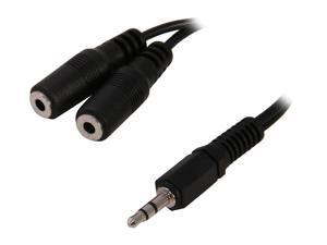 Rosewill RCW-H9010 - 3.5mm Stereo Splitter Cable - 6 Inches Rosewill RCW-H9010 - 3.5mm Stereo Splitter Cable - 6 Inches