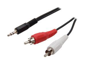 Rosewill RCW-H9012 - Mini-Stereo to RCA Audio Cable - 6 Feet Rosewill RCW-H9012 - Mini-Stereo to RCA Audio Cable - 6 Feet