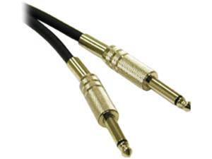C2G 40063 Pro-Audio 1/4 Inch Male to 1/4 Inch Male Cable, Black (1.5 Feet, 0.45 Meters) C2G 40063 Pro-Audio 1/4 Inch Male to 1/4 Inch Male Cable, Black (1.5 Feet, 0.45 Meters)