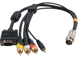 C2G 60020 RapidRun VGA (HD15) + 3.5mm + Composite Video + Stereo Audio Flying Lead, Black (6 Feet, 1.82 Meters) C2G 60020 RapidRun VGA (HD15) + 3.5mm + Composite Video + Stereo Audio Flying Lead, Black (6 Feet, 1.82 Meters)