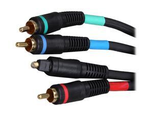 BYTECC P3VT-12 12 ft. Component Video with Toslink Audio Cable BYTECC P3VT-12 12 ft. Component Video with Toslink Audio Cable