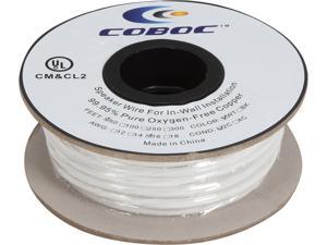 Coboc Model SPW-CL2-2C16-50-WH 50ft 16AWG CL2 Rated 2-Conductor Enhanced Loud Oxygen-Free Copper OFC Speaker Wire Cable (For In-Wall Installation) Coboc Model SPW-CL2-2C16-50-WH 50ft 16AWG CL2 Rated 2-Conductor Enhanced Loud Oxygen-Free Copper OFC Speaker Wire Cable (For In-Wall Installation)