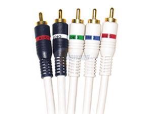 STEREN 254-625IV 25 feet 5-RCA Component-A/V Cable Male to Male STEREN 254-625IV 25 feet 5-RCA Component-A/V Cable Male to Male