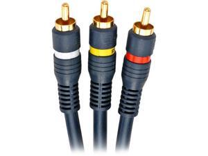 STEREN Model 254-315BL 6 ft Python Home Theater RCA Cable Male to Male STEREN Model 254-315BL 6 ft Python Home Theater RCA Cable Male to Male