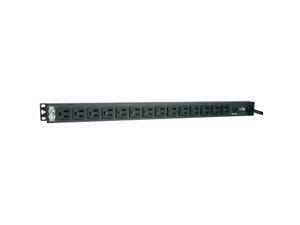 Tripp Lite Basic PDU, 15A, 14 Outlets (5-15R), 120V, 5-15P, 15 ft. Cord, 0U Vertical Rack-Mount Power (PDU1415) Tripp Lite Basic PDU, 15A, 14 Outlets (5-15R), 120V, 5-15P, 15 ft. Cord, 0U Vertical Rack-Mount Power (PDU1415)