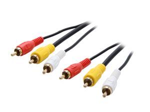 Link Depot Model RCA3-12-MM 12 ft. 3RCA Plug1V2A,Gold Link Depot Model RCA3-12-MM 12 ft. 3RCA Plug1V2A,Gold