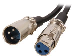 BYTECC Model XLR-3MF 3 ft. 3 pin XLR Male to 3 pin XLR Female Microphone Cable Male to Female BYTECC Model XLR-3MF 3 ft. 3 pin XLR Male to 3 pin XLR Female Microphone Cable Male to Female