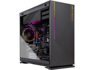 SkyTech Azure - Gaming Desktop PC - Intel Core i5-9600K (6-Core 3.7 GHz), NVIDIA GeForce RTX 2060 (6 GB), 8 GB DDR4, 500 GB SSD, Intel Z390, Liquid Cooler, Windows 10 Home 64-bit SkyTech Azure - Gaming Desktop PC - Intel Core i5-9600K (6-Core 3.7 GHz), NVIDIA GeForce RTX 2060 (6 GB), 8 GB DDR4, 500 GB SSD, Intel Z390, Liquid Cooler, Windows 10 Home 64-bit
