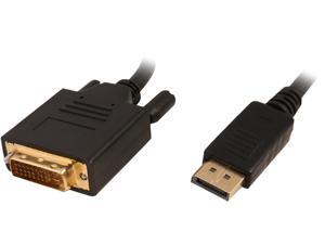 DisplayPort to DVI Cable 6 ft. 2-Pack, DisplayPort (DP) to DVI-D Male to Male Adapter Cable 1080P Compatible with PC, Laptop, HDTV, Projector, Monitor, More - Gold-Plated DisplayPort to DVI Cable 6 ft. 2-Pack, DisplayPort (DP) to DVI-D Male to Male Adapter Cable 1080P Compatible with PC, Laptop, HDTV, Projector, Monitor, More - Gold-Plated