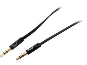 Rosewill RAC-3BK - 3-Foot 3.5mm Flat Audio Cable, Black Rosewill RAC-3BK - 3-Foot 3.5mm Flat Audio Cable, Black