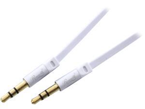 Rosewill RAC-3WH - 3-Foot 3.5mm Flat Audio Cable, White Rosewill RAC-3WH - 3-Foot 3.5mm Flat Audio Cable, White