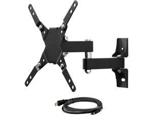 Rosewill Full Motion TV Wall Mount, Articulating Monitor Mount for Most Flat Screen TV 17" - 37" up to VESA 200 x 200 mm, 40 lbs. with Tilt and Swivel 11.8" Extension Arm, 6 ft. HDMI Cable, RHTB-16003 Rosewill Full Motion TV Wall Mount, Articulating Monitor Mount for Most Flat Screen TV 17" - 37" up to VESA 200 x 200 mm, 40 lbs. with Tilt and Swivel 11.8" Extension Arm, 6 ft. HDMI Cable, RHTB-16003