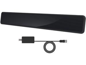 Rosewill Indoor HDTV Antenna 50 Mile Range with Amplifier Signal Booster, High Performance Coaxial Cable, UHF/VHF, 4K and ATSC3.0 Ready, RHTA-18001 Rosewill Indoor HDTV Antenna 50 Mile Range with Amplifier Signal Booster, High Performance Coaxial Cable, UHF/VHF, 4K and ATSC3.0 Ready, RHTA-18001