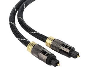 BasAcc Model 2118351 6 Feet Digital Optical Audio TosLink Cable with Metal Connectors & Braided Nylon Jacket BasAcc Model 2118351 6 Feet Digital Optical Audio TosLink Cable with Metal Connectors & Braided Nylon Jacket