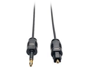 Tripp Lite Model A104-03M 10 ft. Ultra Thin Toslink to Mini Toslink Digital Optical SPDIF Audio Cable Male to Male Tripp Lite Model A104-03M 10 ft. Ultra Thin Toslink to Mini Toslink Digital Optical SPDIF Audio Cable Male to Male